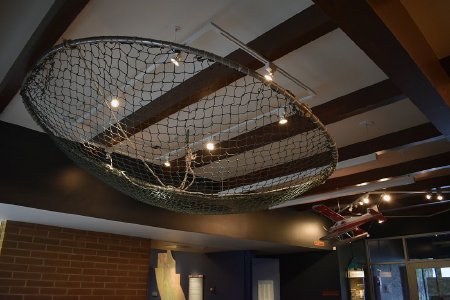 Dip net on display in Into the Wind exhibit