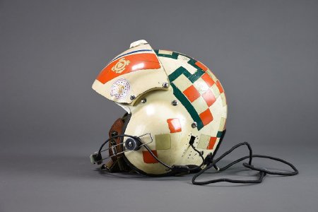 USCG pilot helmet side view