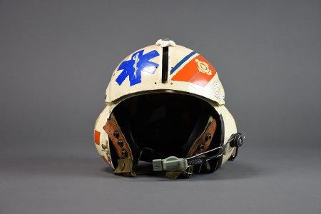 USCG pilot helmet front view