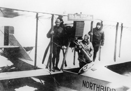Roy Jones and the Northbird in Juneau, 1923