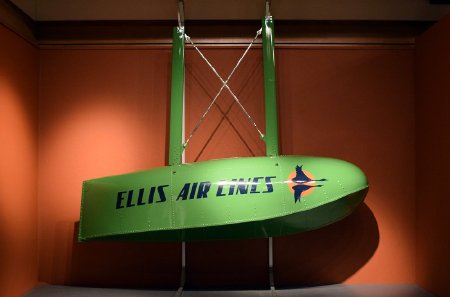 Ellis Air Lines Grumman Goose airplane float.