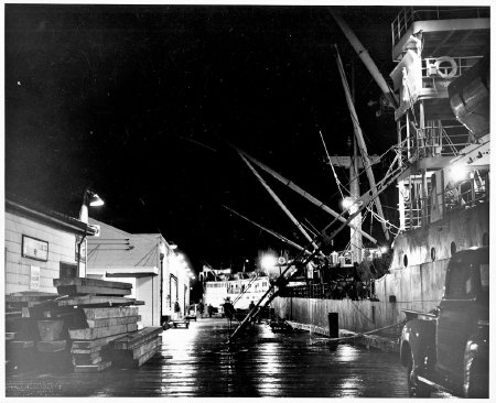Alaska Steamship Dock, circa 1950