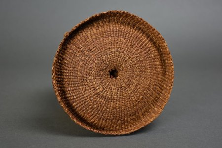 Cedar basket interior of basket lid
