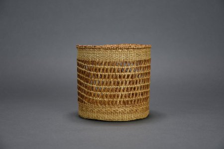 Basket with open weave