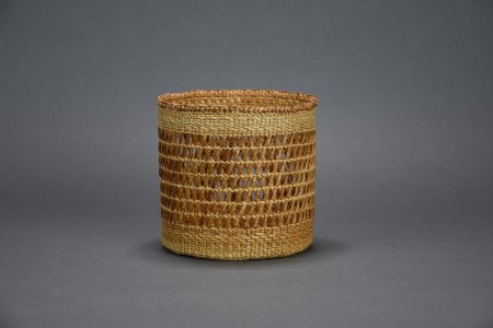 Basket with open weave