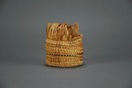 Red and Yellow Cedar basket