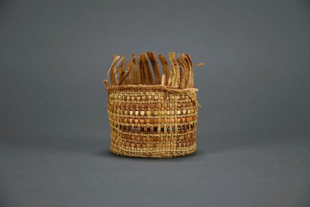 Red and Yellow Cedar basket