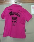Bowling team shirt for Marrie's Wigs