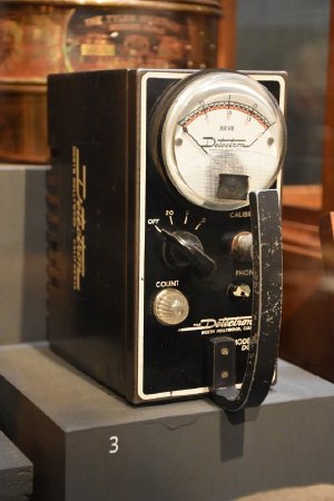 Geiger counter on display