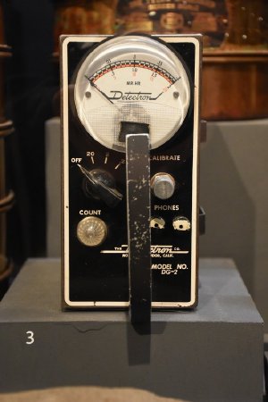 Geiger counter on display