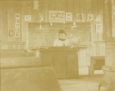 Teacher in Gravina Island Schoo, circa 1902