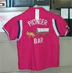 Bowling team shirt for The Pioneer Bar