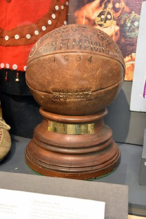 Trophy on display, 1934