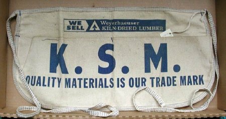 Ketchikan Spruce Mills waist apron