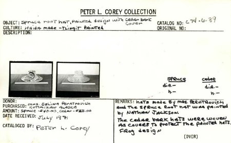 Peter Corey's catalog card