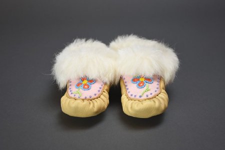 Child's moccasins - front