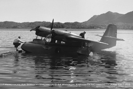 Ketchikan Air Service Grumman G-44 Widgeon, June 15, 1952