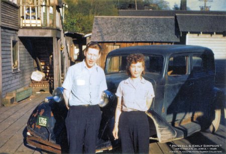 Russ and Emily Simpson, Ketchikan, AK, 1945