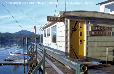 Todd's Air Service Company Ticket and Dispatch Office, Ketchikan, AK, 1981