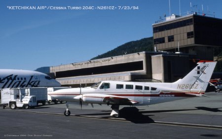 Ketchikan Air Service Cessna Turbo 204C at Ketchikan Airport, 1994