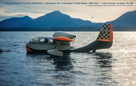 Hollenbeak Flying Service Republic RC-3 Flying Boat in Ketchikan, AK, 1959