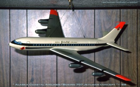 Alaska Coastal Airlines Boeing 707 Jetliner Concept, 1968