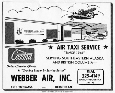 Webber Air KPU Telephone Directory, 1969
