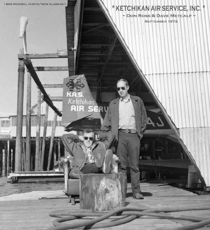 Ketchikan Air Service Don Ross and Dave Metcalf, Ketchikan, AK, 1972