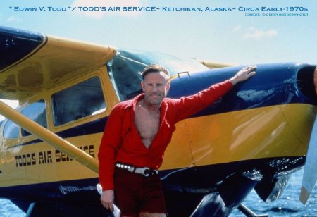 Todd's Air Service Owner/Pilot Ed Todd, circa early 1970s