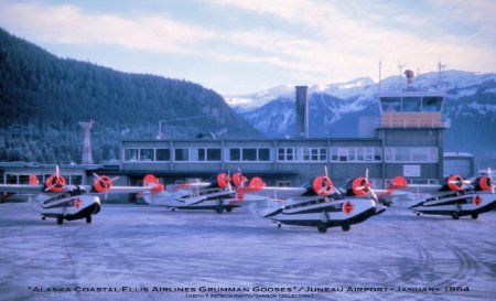 Coastal - Ellis Grumman Gooses at Juneau Airport, 1964