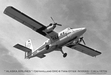 Alaska Airlines Twin Otter (N100AS), circa 1970s