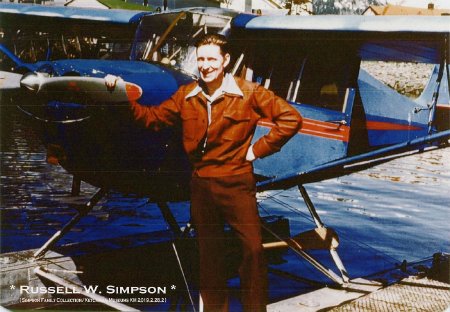 Russ Simpson with Simpson Air Service Aeronca Chief