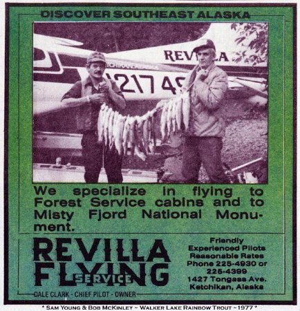 Revilla Flying Service Visitor Guide Ad, 1982
