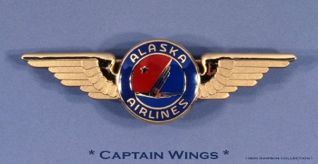 Alaska Airlines Captain Wings