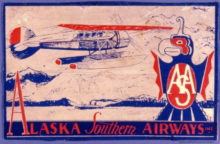 Alaska Southern Airways Logo, 1932