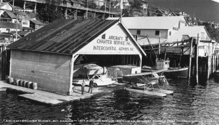 Aircraft Charter Service Hangar at 1611 Tongass Ave. Ketchikan, AK, 1937