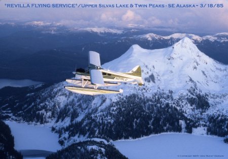 Upper Silvis Lake and Twin Peaks, Southeast Alaska, 1985