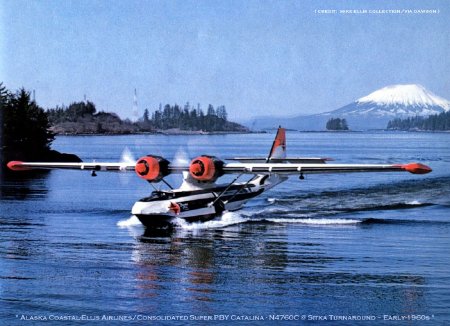 Consolidated Super PBY Catalina in Sitka, AK, circa early 1960s