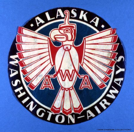 Alaska-Washington Airways Logo,1929