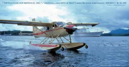 Ketchikan Air Service Turbo Beaver in Ketchikan, AK, 1989