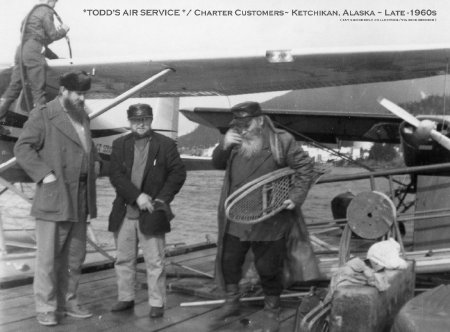 Todd's Air Service Charter Customers in Ketchikan, AK, circa late1960s