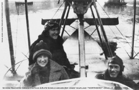School teachers aboard the Northbird, Douglas, AK,1923