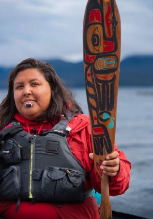 SaanuGa, Gianna Willard, on Canoe Journey to Celebration, 2022