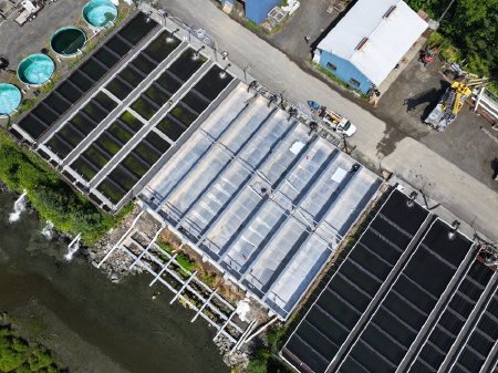 Homestead Skiffs Installing Raceways at Whitman Lake Hatchery, 2023