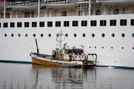 <i>D/V Alaskan Salvor</i> Inspecting a Cruise Ship