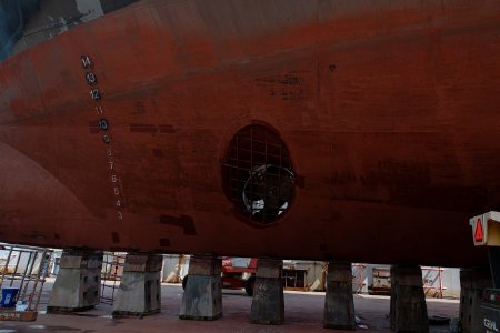 Bow Thruster of the <i>M/V Hubbard</i>