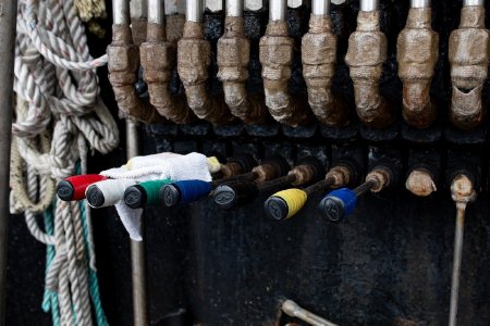 Hydraulic Levers on the <i>F/V Talia Rae</i>