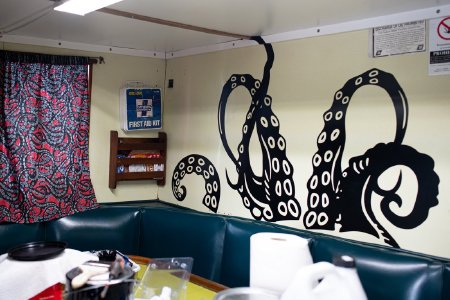 Artwork in the Cabin of the <i>F/V Talia Rae</i>