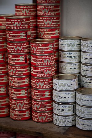 Salmon Cans at Wildfish Cannery