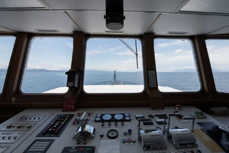 Bridge on the <i>R/V Kestrel</i>